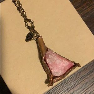 OOAK handmade crystal necklace